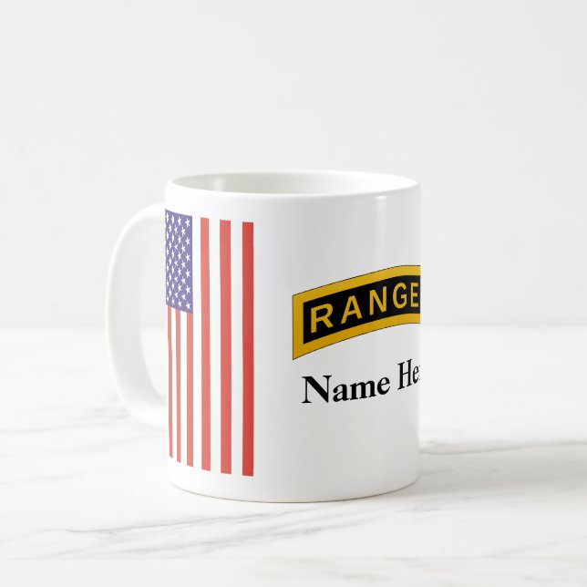 De Café Escola da guarda florestal do exército - caneca (Frente Esquerda)