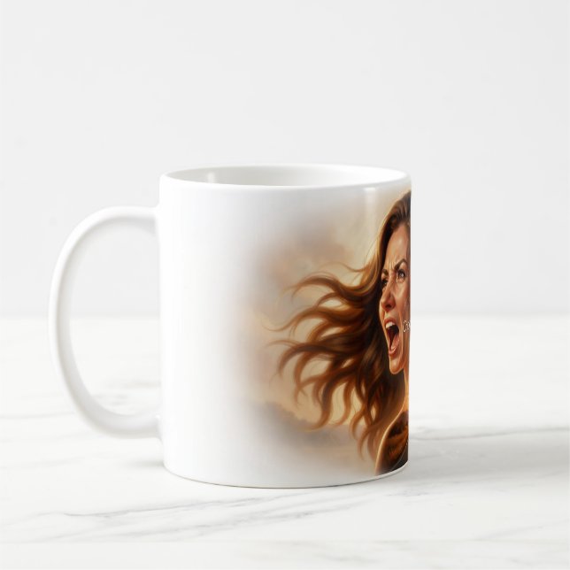 De Café 🗣️ Escolha Seu Voz Caneca Força Interior (Esquerda)