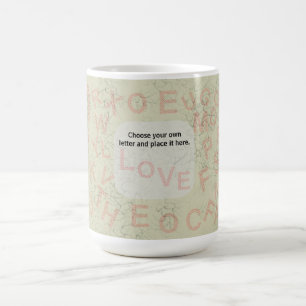 De Café Escolha sua própria letra e coloque-a aqui. caneca