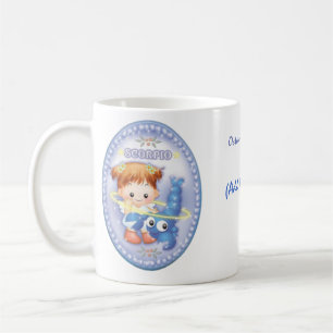 De Café Escorpião - caneca personalizada do zodíaco