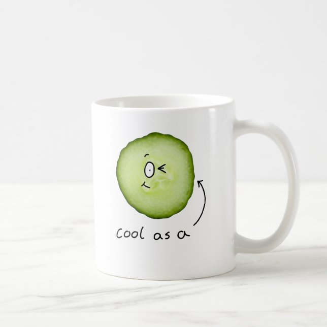 De Café esfrie como uma caneca do pepino (Direita)
