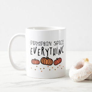 De Café Especiaria da abóbora tudo caneca