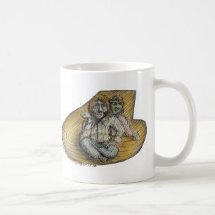 De Café Espera em seis - caneca