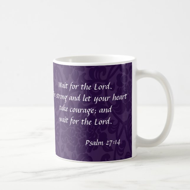 De Café "Espera para o senhor" caneca (Direita)