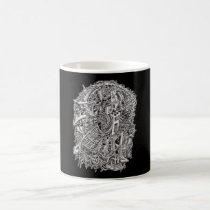 De Café Esquerda, por Brian Benson, caneca