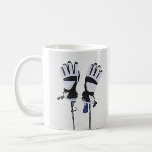 De Café Esqui pólos e caneca das luvas