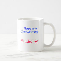Está aqui a um bom dia, caneca do polimento do