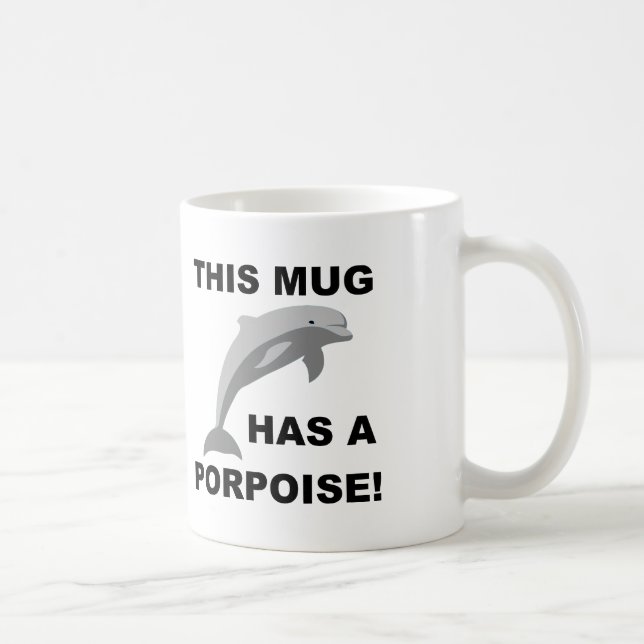 De Café Esta Caneca Tem Um Golfinho Caneca Divertida ou Ca (Direita)