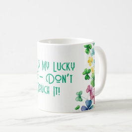 De Café Esta é a minha caneca sortuda com licença colorida