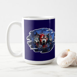 De Café Estampa Graffiti - Cerberus Wolves - Caneca