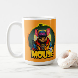 De Café Estampa Hip Hop - Big mouse - Caneca