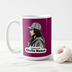 De Café Estampa Hip Hop - Strength of Woman - Caneca