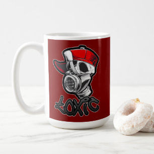 De Café Estampa Hip Hop - Toxic Skull - Caneca