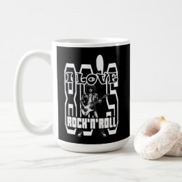 De Café Estampa Rock - I Love 80s Rock’n’Roll – Caneca