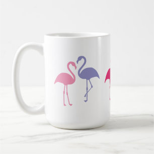 De Café Estatuagens Flamingo Grandes 15 oz. Caneca