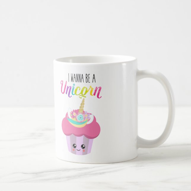 De Café Estilo: Caneca Clássica do unicórnio (Direita)