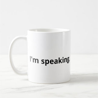 De Café Estou falando caneca