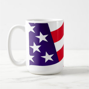 De Café Estrelas & listras - caneca