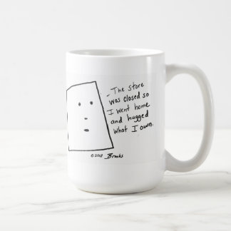 De Café "Eu abracei o que I possui" a caneca