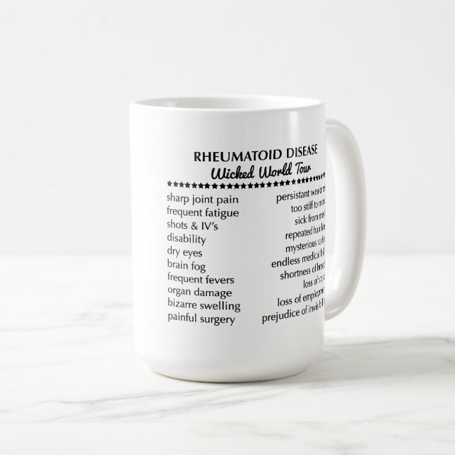 De Café Eu acordei como esta caneca com parte traseira da (Frente Esquerda)