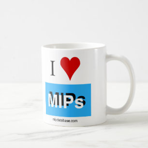 De Café Eu amo a caneca 3 dos MIPs