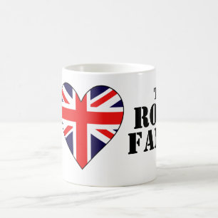 De Café Eu amo a caneca da família real