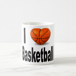 De Café Eu amo a caneca do basquetebol