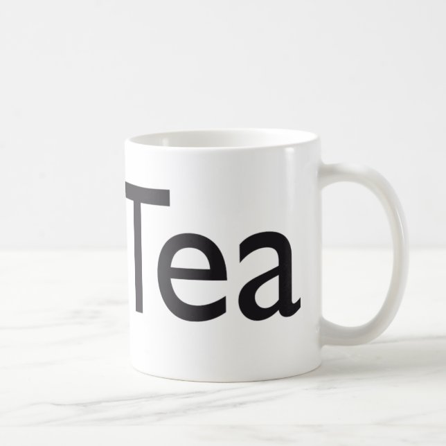 De Café Eu amo a caneca do chá (Direita)
