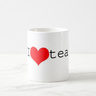 De Café Eu amo a caneca do chá