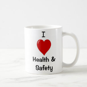 De Café Eu amo a caneca do escritório da saúde & da