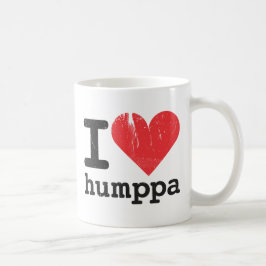 De Café Eu amo a Caneca Humppa Classic White