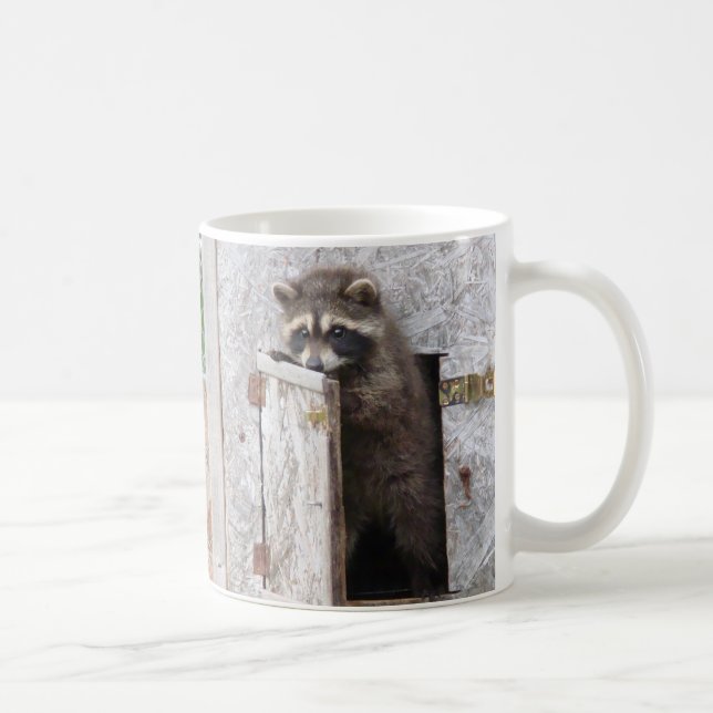 DE CAFÉ EU AMO FAZER A CANECA DO GUAXINIM DAS MANHÃS (Direita)