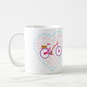 De Café Eu amo minha caneca da bicicleta