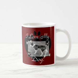 De Café Eu amo minha caneca do cão