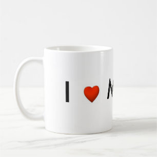 De Café Eu amo minha caneca do chefe