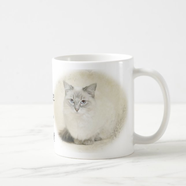 De Café Eu amo minha caneca do gato (Direita)