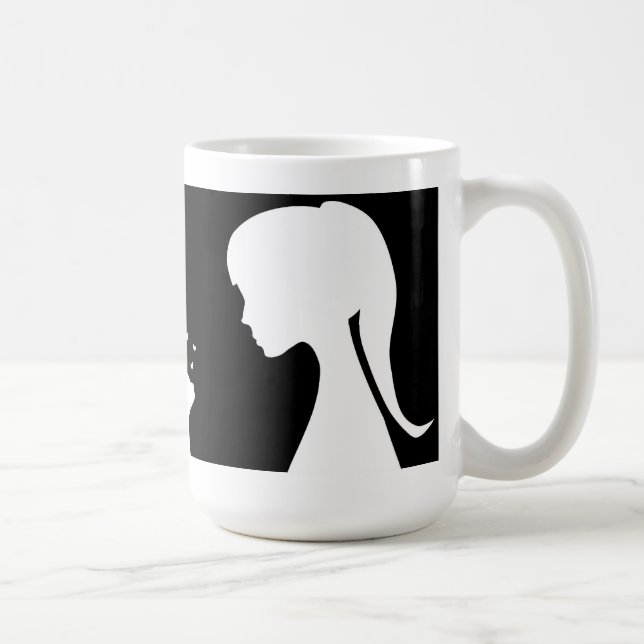 De Café Eu amo minha caneca do gato (Direita)