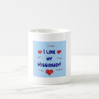 De Café Eu amo minha caneca do missionário