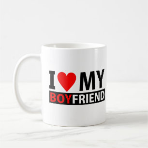 De Café Eu amo minha caneca do namorado