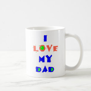 De Café Eu amo minha caneca do PAI