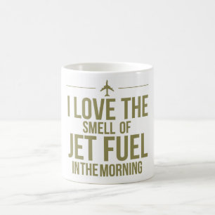 De Café Eu amo o cheiro da caneca do combustível para