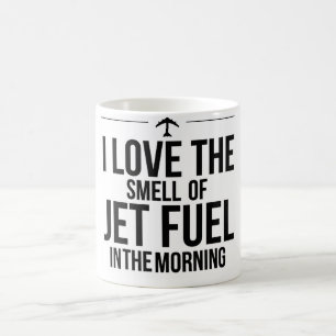 De Café Eu amo o cheiro da caneca do combustível para