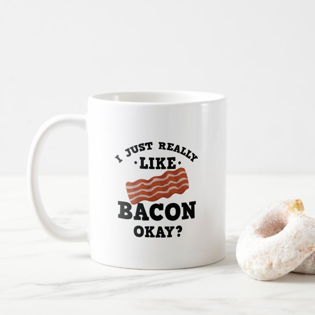 De Café Eu apenas gosto realmente da caneca engraçada das (Com Donut)