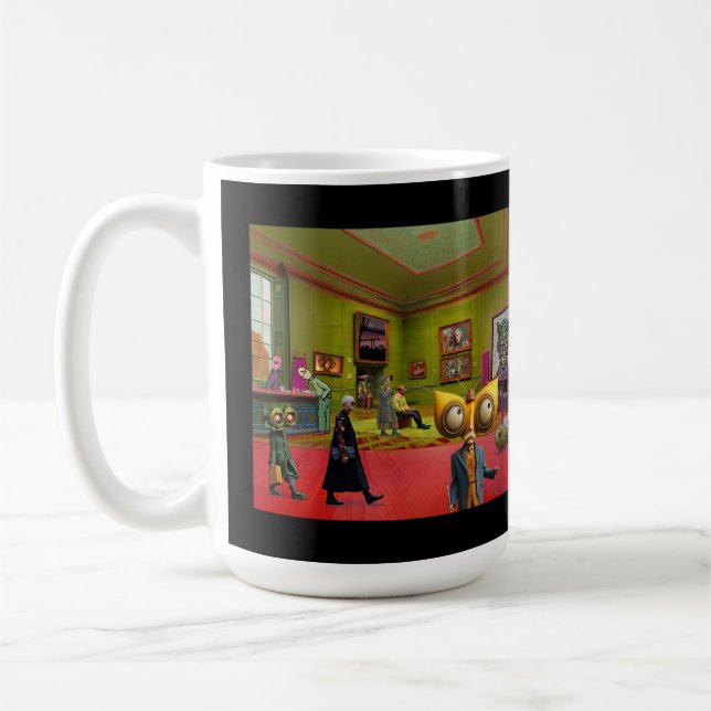 De Café Eu apoio a Caneca do Topeka Art Guild (Esquerda)