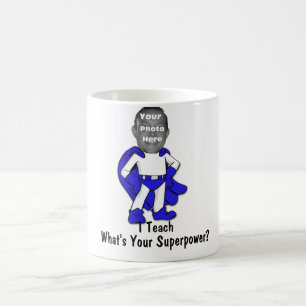 De Café Eu ensino, o que sou sua superpotência? Caneca