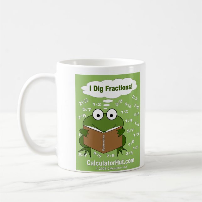De Café Eu escavo a caneca das frações (Esquerda)