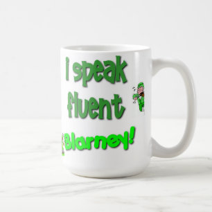 De Café Eu falo a caneca fluente do Blarney