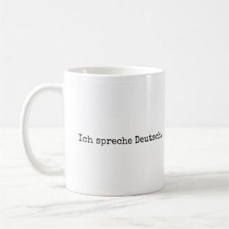 De Café Eu falo alemão, Ich espantou a caneca Deutsch