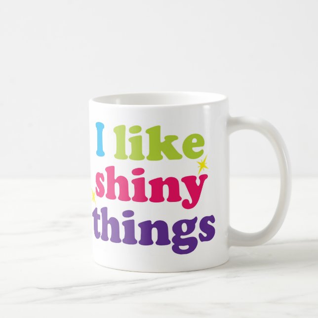 De Café Eu gosto da caneca brilhante das coisas (Direita)