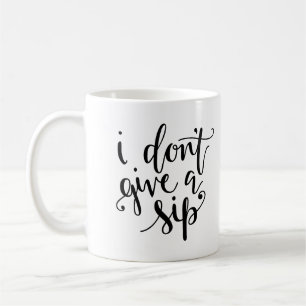 De Café Eu não dou uma caneca do sorvo